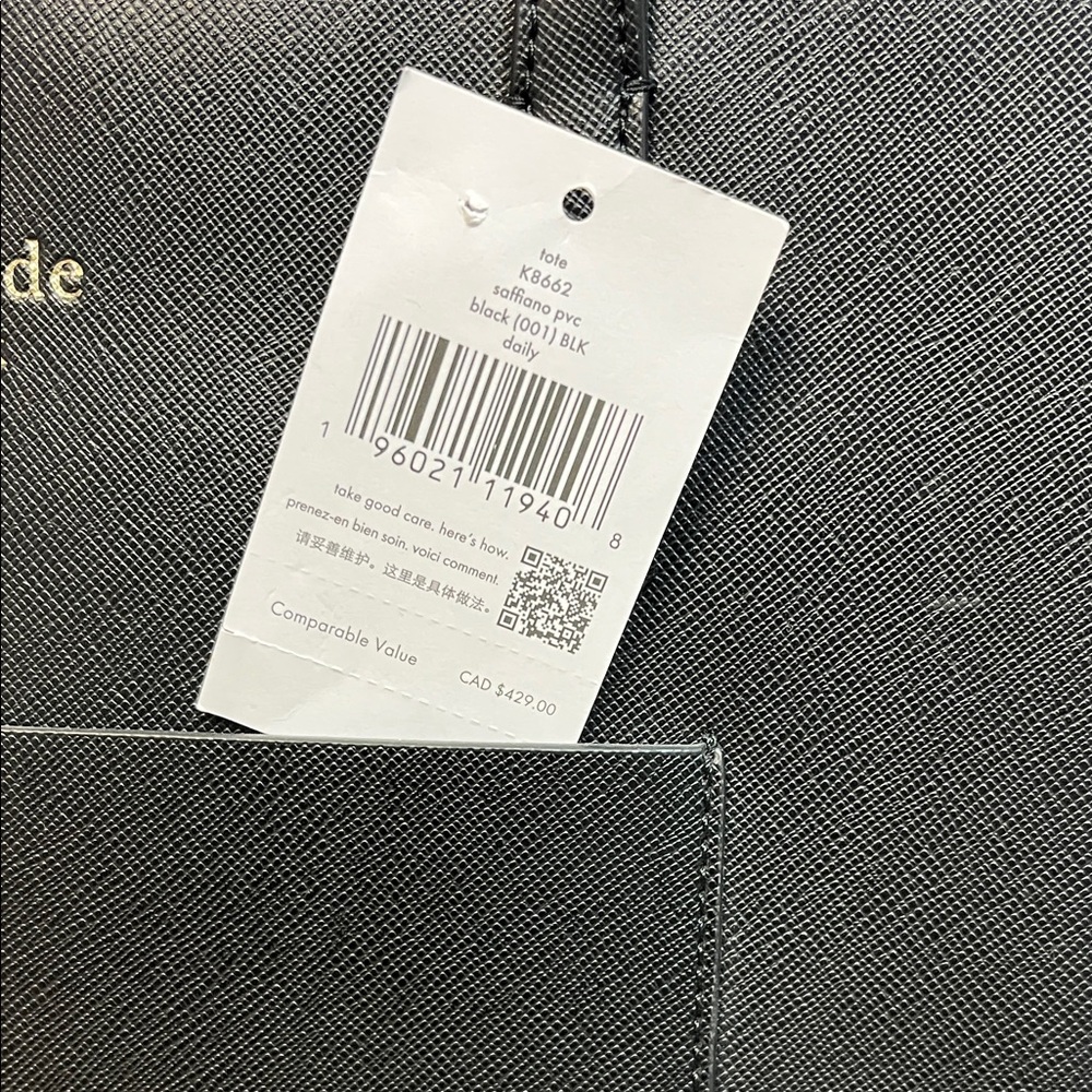Kate Spade Classic Black Tote - Picture 2 of 4